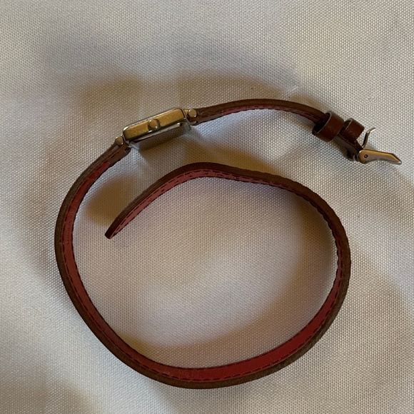 Coldwater Creek Brown Leather Wrap Watch - Picture 5 of 6